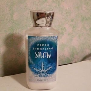 Bath and body works  "fresh sparkling snow"